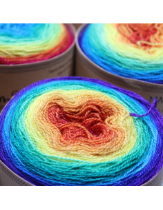 Bilum Maleo | Hand-dyed gradient lace yarn | Merino and Silk yarn