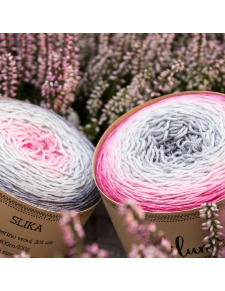 Bilum Slika | hand-dyed gradient yarn | merino and silk yarn