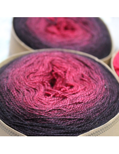 Bilum Maleo | Hand-dyed gradient lace yarn | Merino and Silk yarn