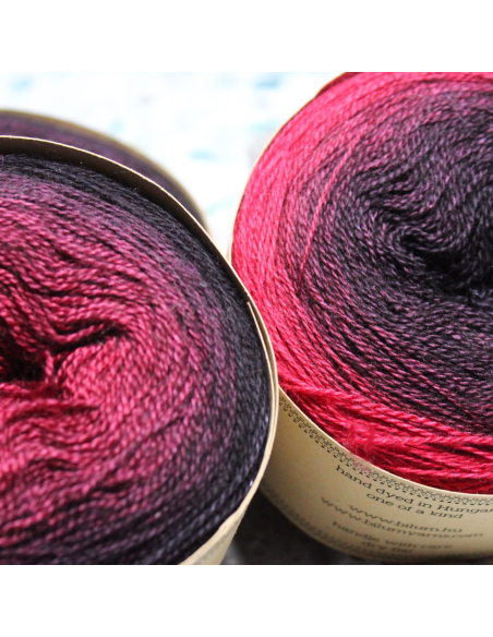 Bilum Maleo | Hand-dyed gradient lace yarn | Merino and Silk yarn Bilum Maleo | Hand-dyed gradient lace yarn | Merino and Silk yarn