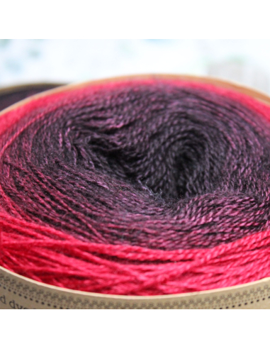 Bilum Maleo | Hand-dyed gradient lace yarn | Merino and Silk yarn