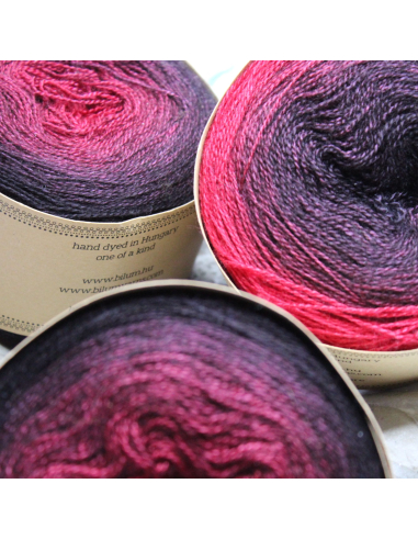 Bilum Maleo | Hand-dyed gradient lace yarn | Merino and Silk yarn