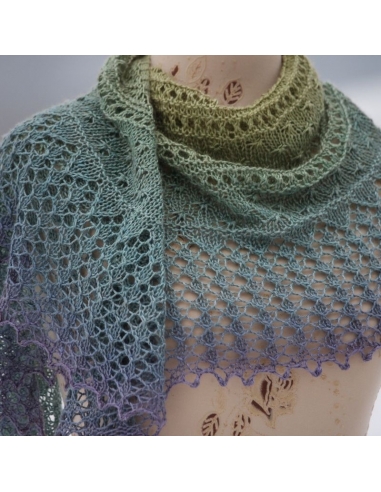 Oasis Hideaway | shawl knitting pattern | by Ágnes Kutas
