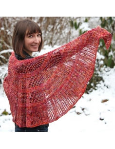 Solar Flare | shawl knitting pattern | by Ágnes Kutas 2