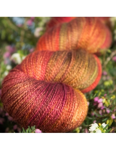 Nina Hand Dyed Yarns Lyra ¦ Merino Seide Lace-Garn ¦ Handgefärbte Wolle