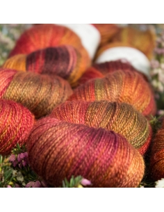 Nina Hand Dyed Yarns Lyra ¦ silk merino lace yarn ¦ hand-dyed yarn