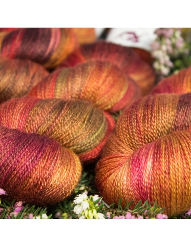 Nina Hand Dyed Yarns Lyra ¦ Merino Seide Lace-Garn ¦ Handgefärbte Wolle