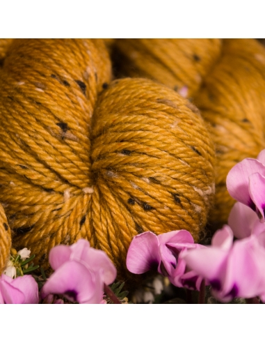 Nina Hand Dyed Yarns Donegal Aran ¦ Tweed Yarn ¦ Merino Yarn