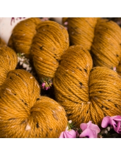 Nina Hand Dyed Yarns Donegal Aran ¦ Tweed Yarn ¦ Merino Yarn