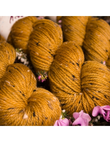 Nina Hand Dyed Yarn Donegal Aran ¦ Tweedgarn ¦ Handgefärbte Wolle
