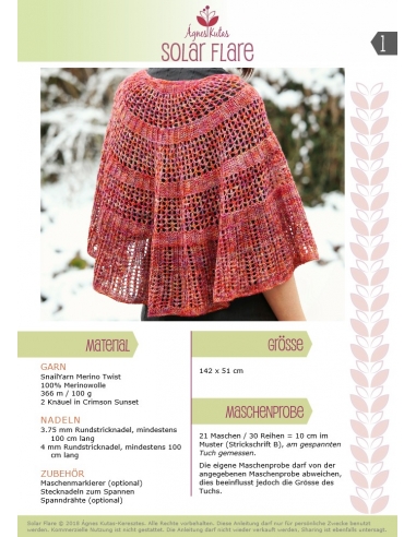 Solar Flare (Strickanleitung)