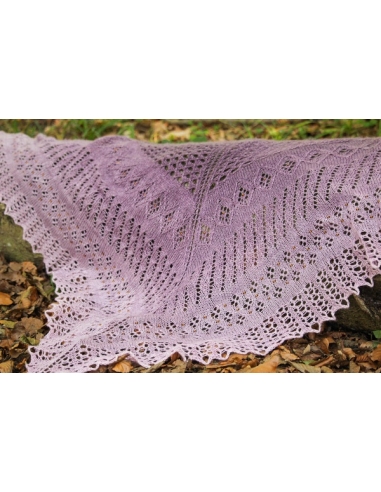 Caribbean Sunset | shawl knitting pattern | by Ágnes Kutas