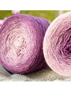 Bilum Muruk | Hand-dyed gradient lace yarn | Yak and Silk yarn 2